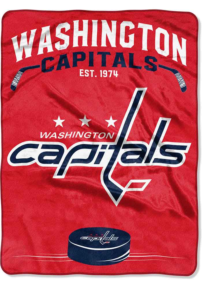 Washington Capitals Inspired Raschel Blanket