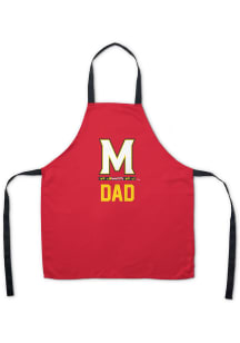 Red Maryland Terrapins Dad Apron