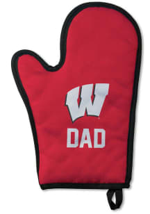 Red Wisconsin Badgers Dad Grill Mitt