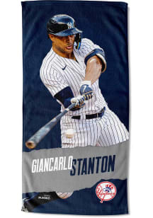 New York Yankees Giancarlo Stanton Jersey Beach Towel