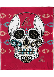 Arizona Diamondbacks Candy Skull 50x60 Silk Touch Fleece Blanket