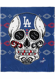 Los Angeles Dodgers Candy Skull 50x60 Silk Touch Fleece Blanket