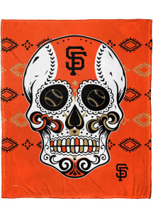 San Francisco Giants Candy Skull 50x60 Silk Touch Fleece Blanket