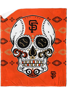 San Francisco Giants Candy Skull Silk Touch Sherpa Blanket