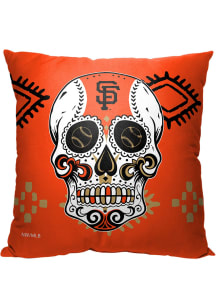 San Francisco Giants Candy Skull 18x18 Pillow
