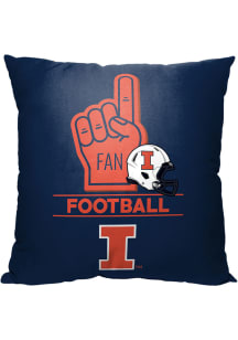 Illinois Fighting Illini Number 1 Fan Pillow