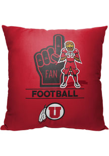 Utah Utes Number 1 Fan Pillow