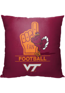Virginia Tech Hokies Number 1 Fan Pillow