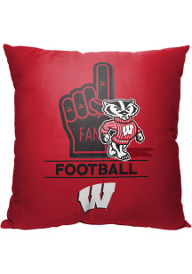 Wisconsin Badgers Number 1 Fan Pillow