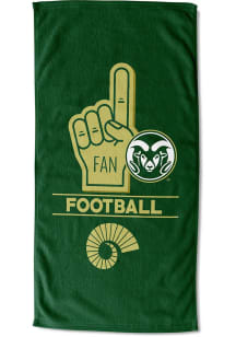 Colorado State Rams Number 1 Fan Beach Towel