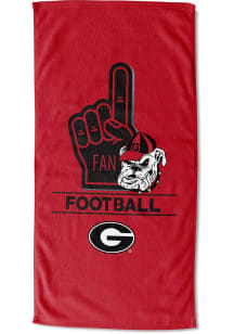 Georgia Bulldogs Number 1 Fan Beach Towel