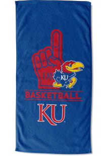 Kansas Jayhawks Number 1 Fan Beach Towel