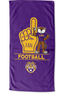 LSU Tigers Number 1 Fan Beach Towel