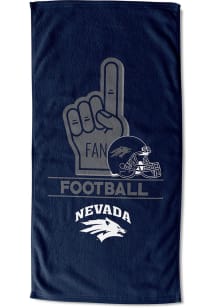 Nevada Wolf Pack Number 1 Fan Beach Towel