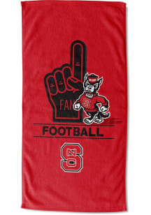 NC State Wolfpack Number 1 Fan Beach Towel