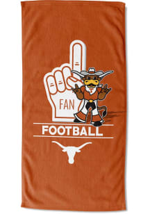 Texas Longhorns Number 1 Fan Beach Towel