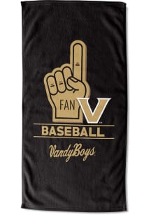 Vanderbilt Commodores Number 1 Fan Beach Towel