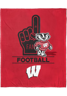Wisconsin Badgers Number 1 Fan Fleece Blanket