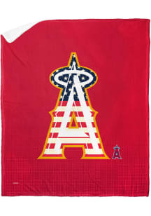 Los Angeles Angels Jersey Silk Touch Sherpa Blanket