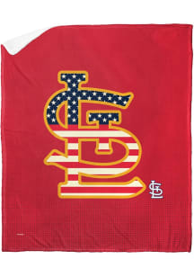St Louis Cardinals Jersey Silk Touch Sherpa Blanket