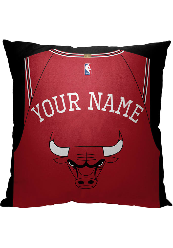 Chicago Bulls Personalized Jersey Pillow, Red, Size NA, Rally House