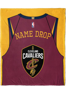 Cleveland Cavaliers Personalized Jersey Silk Touch Fleece Blanket