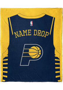 Indiana Pacers Personalized Jersey Silk Touch Fleece Blanket