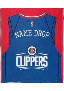 Los Angeles Clippers Personalized Jersey Silk Touch Fleece Blanket
