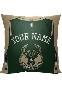 Milwaukee Bucks Personalized Jersey Pillow
