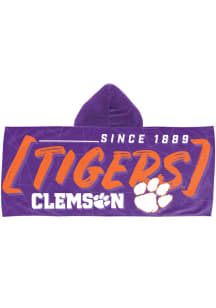 Clemson Tigers Youth Hooded Beach Towel