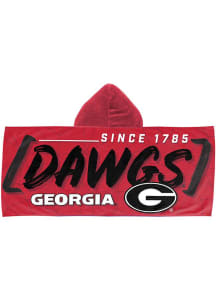 Georgia Bulldogs Youth Hooded Beach Towel