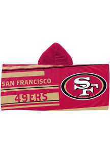 San Francisco 49ers Youth Hooded Beach Towel