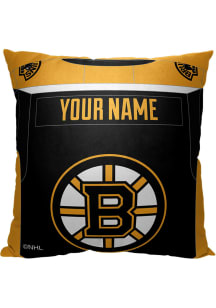 Boston Bruins Personalized Jersey Pillow
