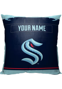 Seattle Kraken Personalized Jersey Pillow