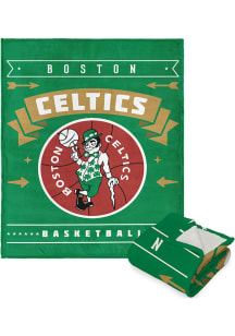 Boston Celtics Hardwood Classics Jersey Silk Touch Sherpa Blanket