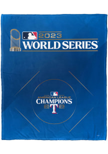 Texas Rangers 2023 World Series Champions 50x60 Silk Touch Fleece Blanket