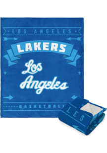 Los Angeles Lakers Hardwood Classics Jersey Silk Touch Sherpa Blanket