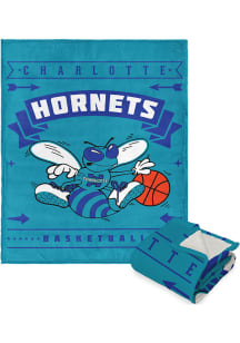 Charlotte Hornets Hardwood Classics Jersey Silk Touch Sherpa Blanket