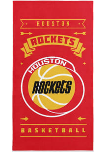 Houston Rockets Hardwood Classics Printed Beach Towel