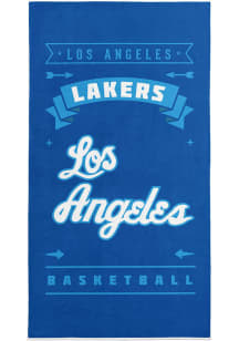 Los Angeles Lakers Hardwood Classics Printed Beach Towel