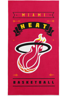Miami Heat Hardwood Classics Printed Beach Towel