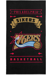 Philadelphia 76ers Hardwood Classics Printed Beach Towel
