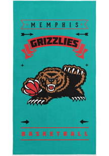 Memphis Grizzlies Hardwood Classics Printed Beach Towel