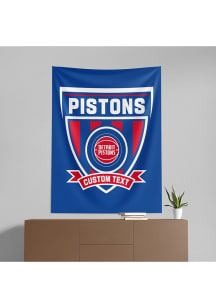 Detroit Pistons Personalized Printed Hanging Tapestry Blanket