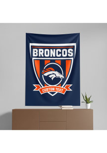 Denver Broncos Personalized Printed Hanging Tapestry Blanket
