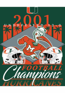 Miami Hurricanes Printed Hanging Tapestry Blanket