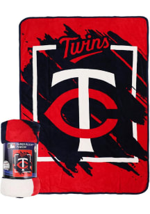 Minnesota Twins Dimensional Raschel Throw Blanket - Red