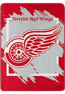 Detroit Red Wings Dimensional Raschel Throw Blanket - Red