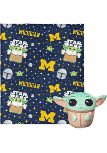 Blue Michigan Wolverines The Child Hugger Fleece Blanket