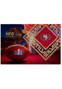 San Francisco 49ers 2024 Super Bowl LVIII Bound Washable Interior Rug